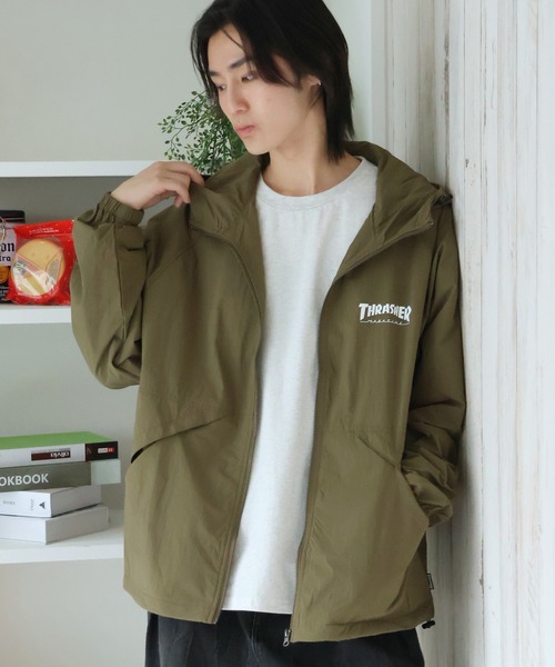 THRASHER（スラッシャー） ナイロンジャケット 「THRASHER