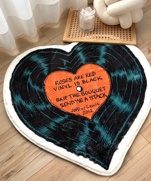 SHEENA（シーナ） ラグ ラグマット レコードデザインラグマット/フロア