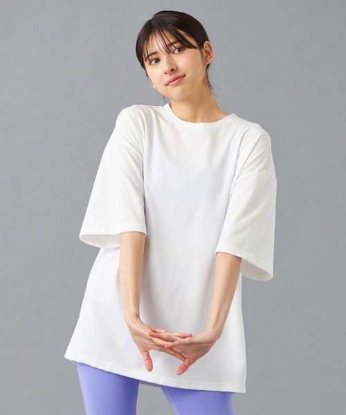 チャコット ノーソイング 白 半袖 ゆるフィット Chacott（チャコット