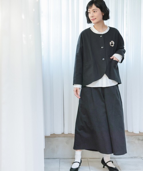 Neina セットアップ 「フォーマル」リネンライクパンツスーツ3点セット