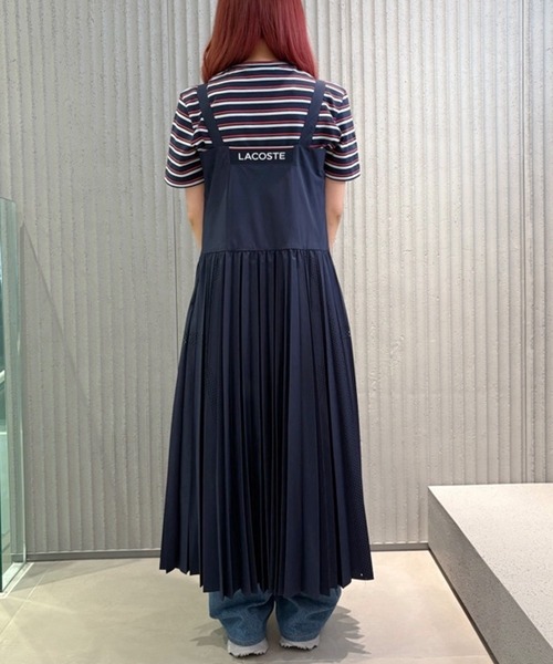 LACOSTE（ラコステ） ワンピース レーザーカットドットライン ロング