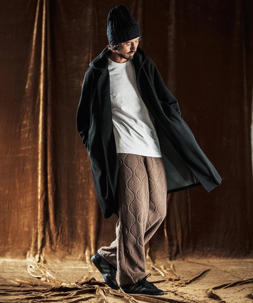 ANGENEHM（アンゲネーム） パンツ mp13977-Boa Quilt Pants ボア