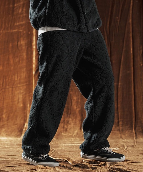 ANGENEHM（アンゲネーム） パンツ mp13977-Boa Quilt Pants ボア