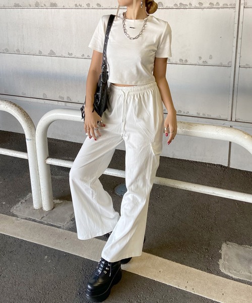 non-hedge（ノンヘッジ） セットアップ シルバープレートTシャツカーゴ