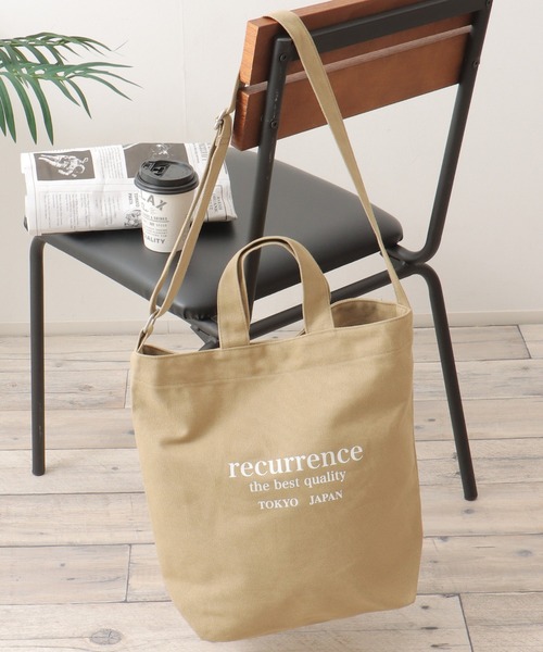 ikka（イッカ） ショルダーバッグ 2WAYキャンバストートバッグ メンズ