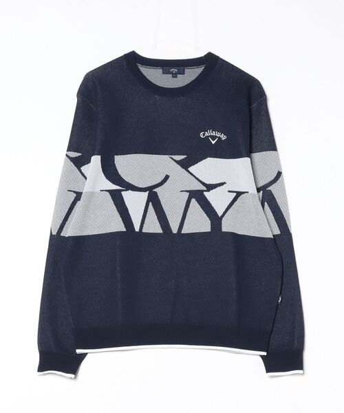 Callaway（キャロウェイ） セーター ニット ロゴジャカードクルー