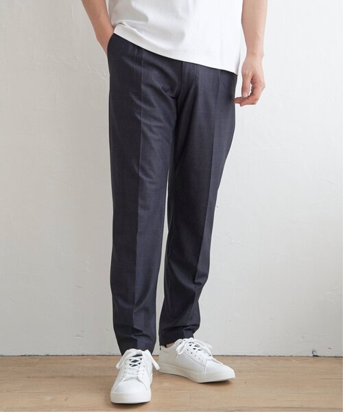 IKKA LOUNGE パンツ 「セットアップ対応」メッシュチェックイージー