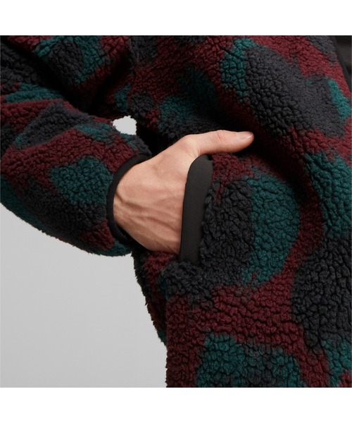 PUMA（プーマ） ブルゾン アウター メンズ DOWNTOWN AOP シェルパ