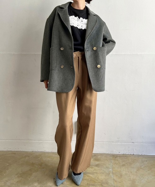 Jewelobe（ジュエローブ） ジャケット テーラードジャケット ウールMIX