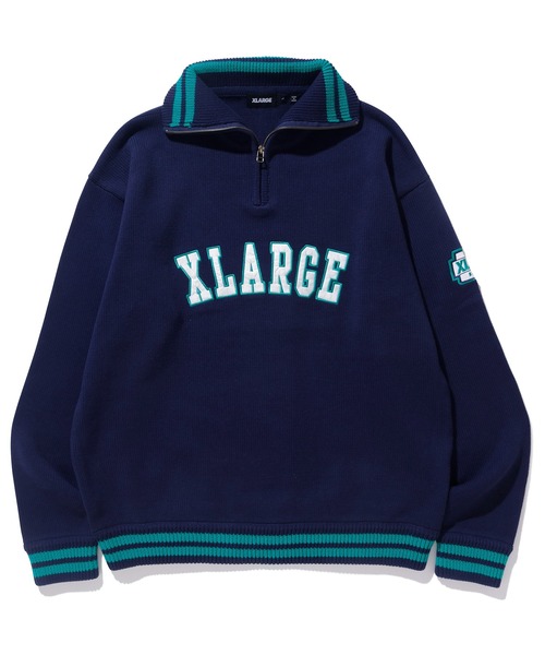 XLARGE（エクストラ ラージ） セーター ニット ARCH LOGO HALF ZIP