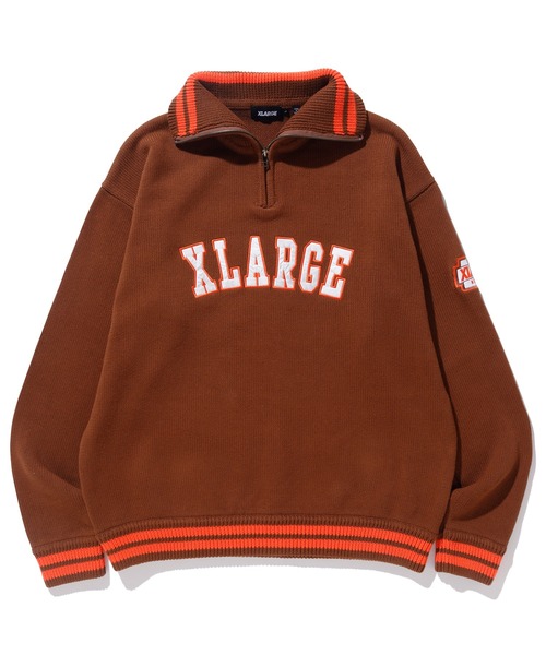 XLARGE（エクストラ ラージ） セーター ニット ARCH LOGO HALF ZIP