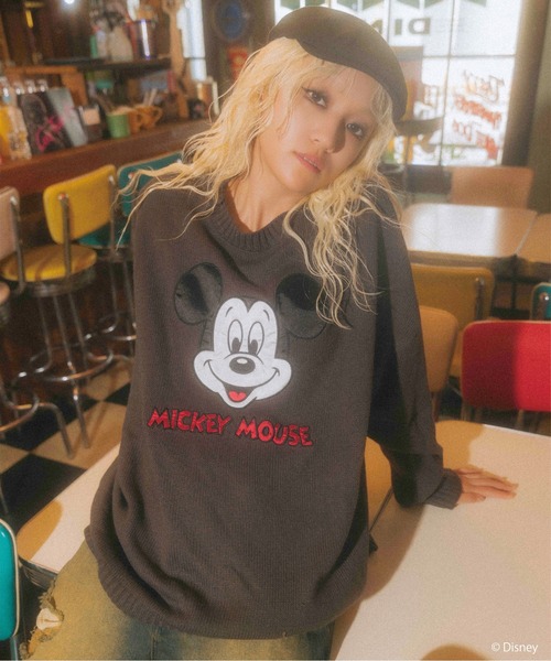 4GEEKs by SPIRALGIRL ニット セーター 「Disney/ディズニー/ミッキー