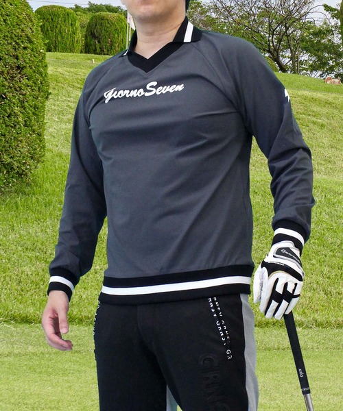 GIORNO SEVEN（ジョルノセブン） ゴルフ Vネック襟ポロシャツ ゴルフ