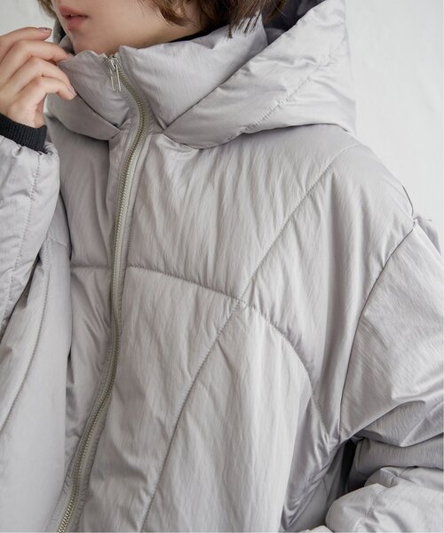 notch. ブルゾン アウター シャイニータフタフードジャケット