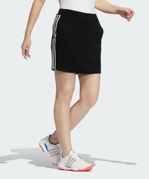 adidas（アディダス） スカート スリーストライプス ニットスカート