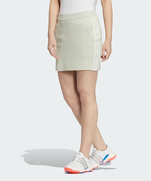 adidas（アディダス） スカート スリーストライプス ニットスカート