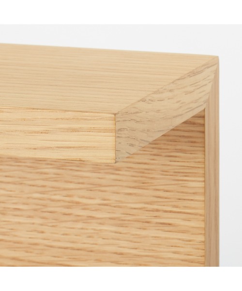 無印良品（MUJI） インテリア 壁に付けられる家具棚 オーク材突板