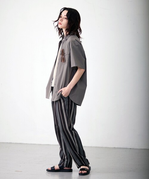 J.PRESS YORK STREET パンツ 「UNISEX」ツイルストライプ パンツ