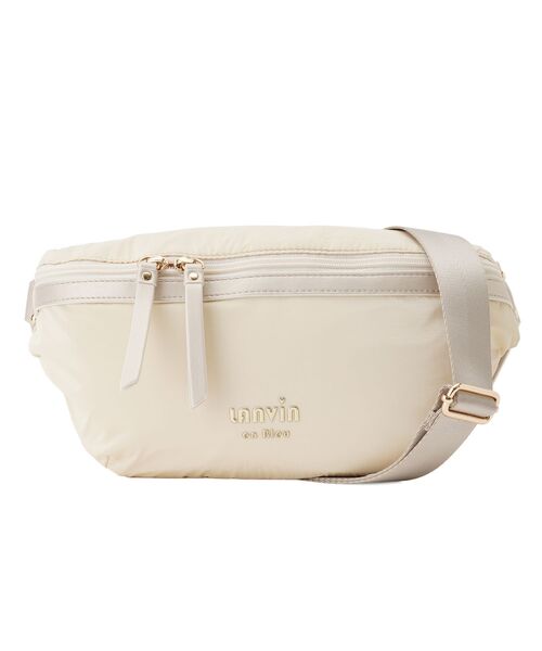 LANVIN en Bleu ウエストポーチ ウエストバッグ パデッドボディバッグ