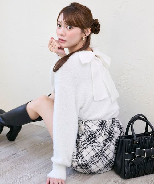 MAJESTIC LEGON（マジェスティックレゴン） ニット セーター バック