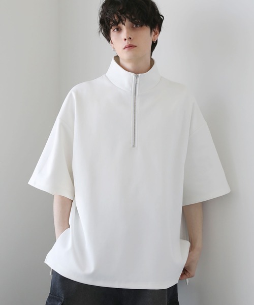 LILL（リル） tシャツ サイドスリットコットンポンチビッグシルエット