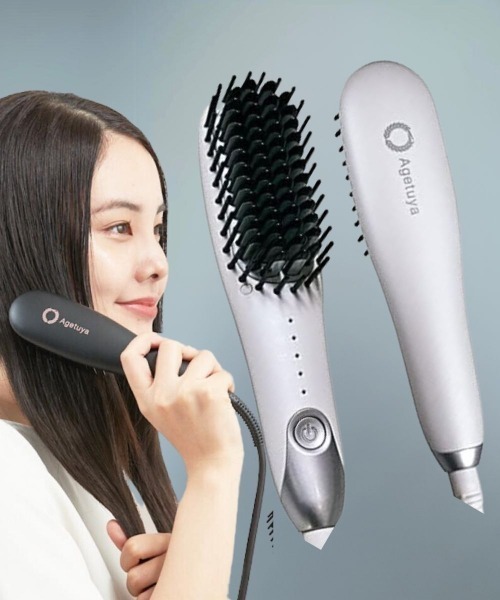 Agetuya（アゲツヤ） ポータブルミニブラシアイロン : ZOZOTOWN Yahoo