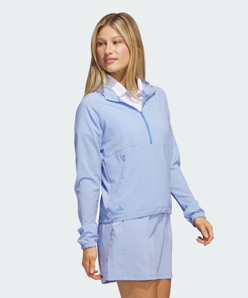 adidas（アディダス） ブルゾン ジャンバー シアサッカーギンガム 長袖