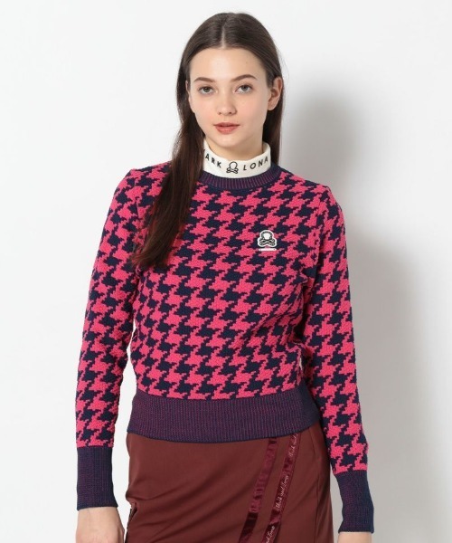 MARK&LONA（マークアンドロナ） ニット セーター Ever Dogtooth Shorty