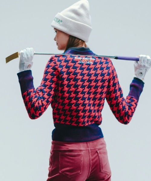 MARK&LONA（マークアンドロナ） ニット セーター Ever Dogtooth Shorty