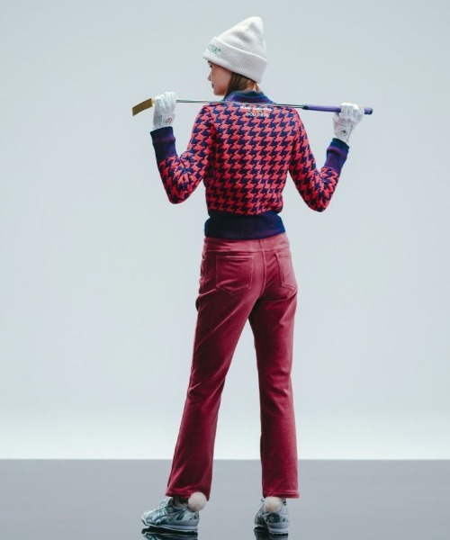 MARK&LONA（マークアンドロナ） ニット セーター Ever Dogtooth Shorty