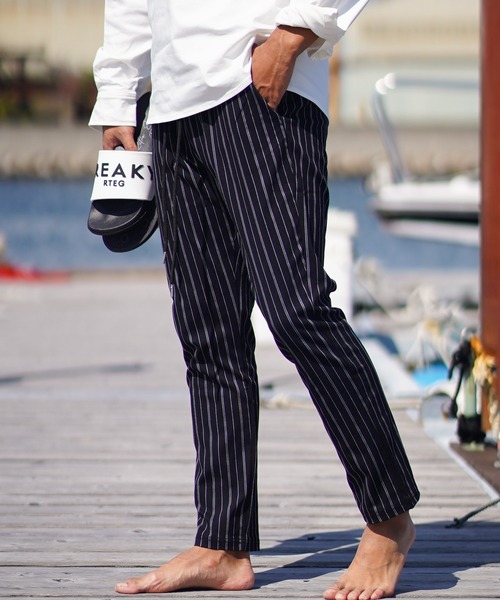 adamsJUGGLER（アダムスジャグラー） パンツ マルチストライプパンツ