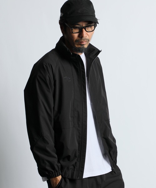 umbro（アンブロ） ナイロンジャケット × BLACK LABEL SET-UP FIELD
