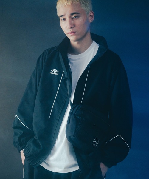 umbro（アンブロ） ナイロンジャケット × BLACK LABEL SET-UP FIELD