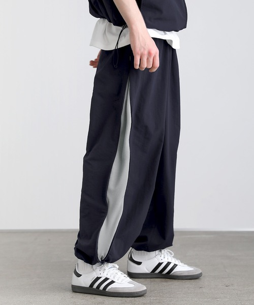 EPIC パンツ ワッシャーナイロンベンチレーションテックパンツ メンズ