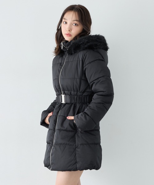 23区（ニジュウサンク） ダウンコート 46 ブラウン レディース