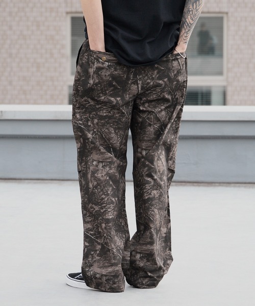 Champion（チャンピオン） チノパン LONG PANTS カモ柄 ロングパンツ