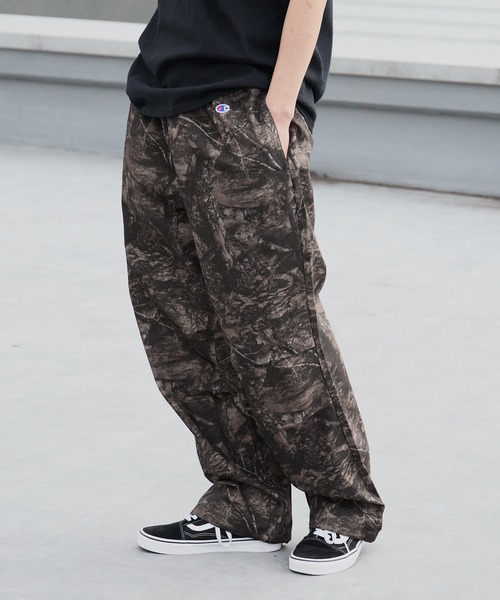 Champion（チャンピオン） チノパン LONG PANTS カモ柄 ロングパンツ