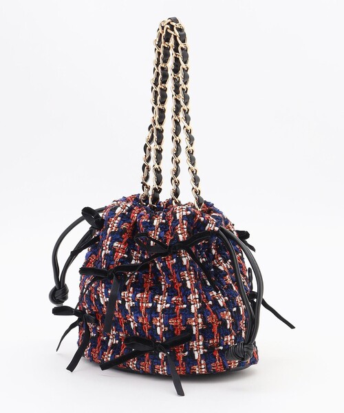 組曲（KUMIKYOKU） ショルダーバッグ バッグ ツイードMINIドロスト