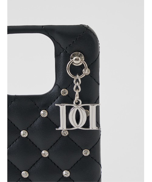 Darich（ダーリッチ） スマホケース キルティングビジューDDチャーム