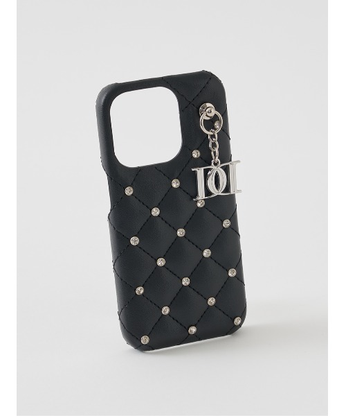 Darich（ダーリッチ） スマホケース キルティングビジューDDチャーム