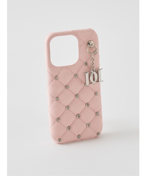 Darich（ダーリッチ） スマホケース キルティングビジューDDチャーム