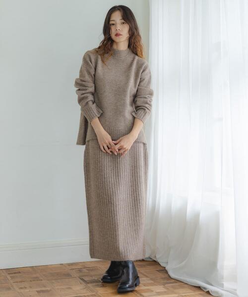 URBAN RESEARCH Sonny Label ワンピース 「WEB限定」モックネック