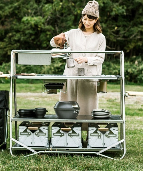 snow peak（スノーピーク） ステンレスキッチンテーブル : ZOZOTOWN