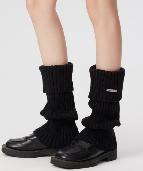レッグウォーマー METAL POINT KNIT LEG WARMER レディース : ZOZOTOWN