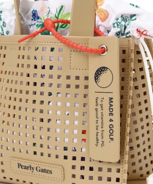 PEARLY GATES（パーリーゲイツ） ゴルフ 「PEARLY GATES」合皮メッシュ