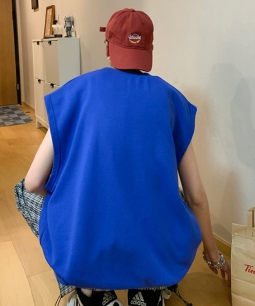 MGV（エムジーヴィー） タンクトップ ストリートデザインノースリーブ