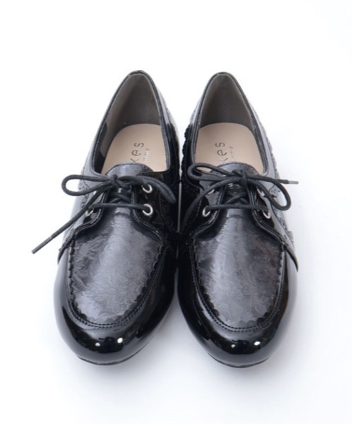 axes femme（アクシーズ ファム） パンプス ジャガード切替レイン