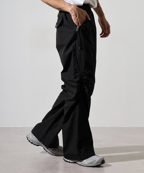 NERDY パンツ ニーシャーリングウーブンパンツ メンズ レディース