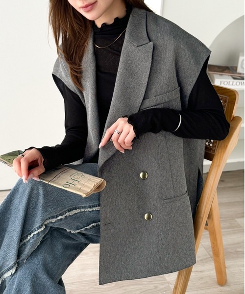 classicalelf（クラシカルエルフ） ベスト ジレ 大人のテーラードジレ