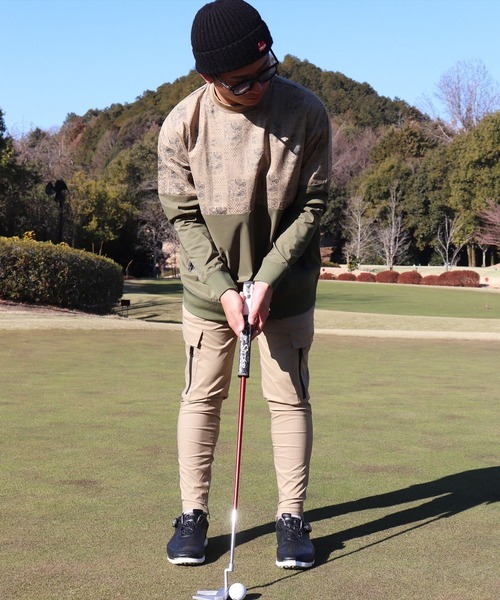 カーゴパンツ (RM)「LUXE/R GOLF」ストレッチ クロス メンズ